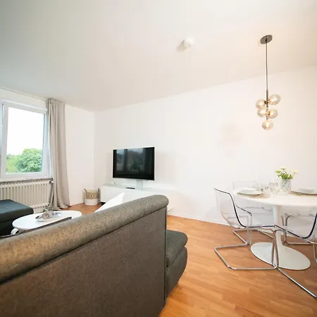 Bright - Zentral Mit Kueche - 65 Sqm - Messe Apartment Dusseldorf